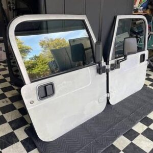 White Full doors for Jeep Tj Will fit 95-06